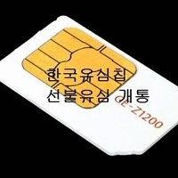 선불 유심(번호)만 개통